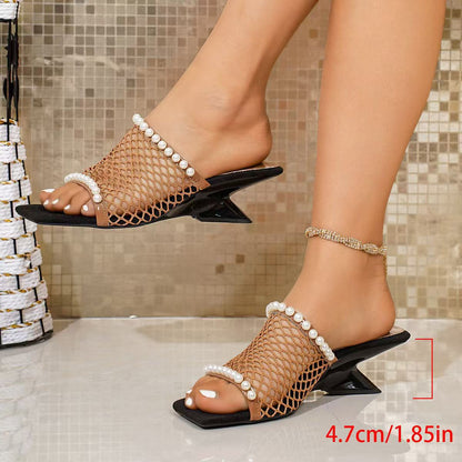 2026 Summer Sculptural Square-Toe High Heels