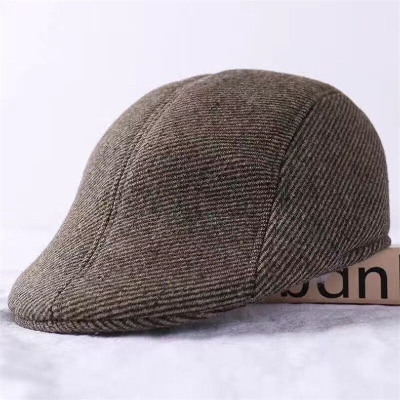 Retro Wool Peaked Beret Hat