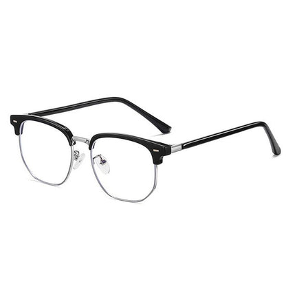 Flora Guard Anti-Blue Light Semi-Frame Glasses