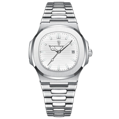 POEDAGAR 930: Waterproof dual calendar sports watch