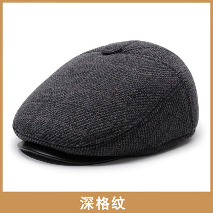 HeritageWarm Winter Ear-Guard Peaked Cotton Cap