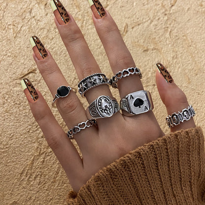 Cross-border New Opening Multi-joint Ring Set