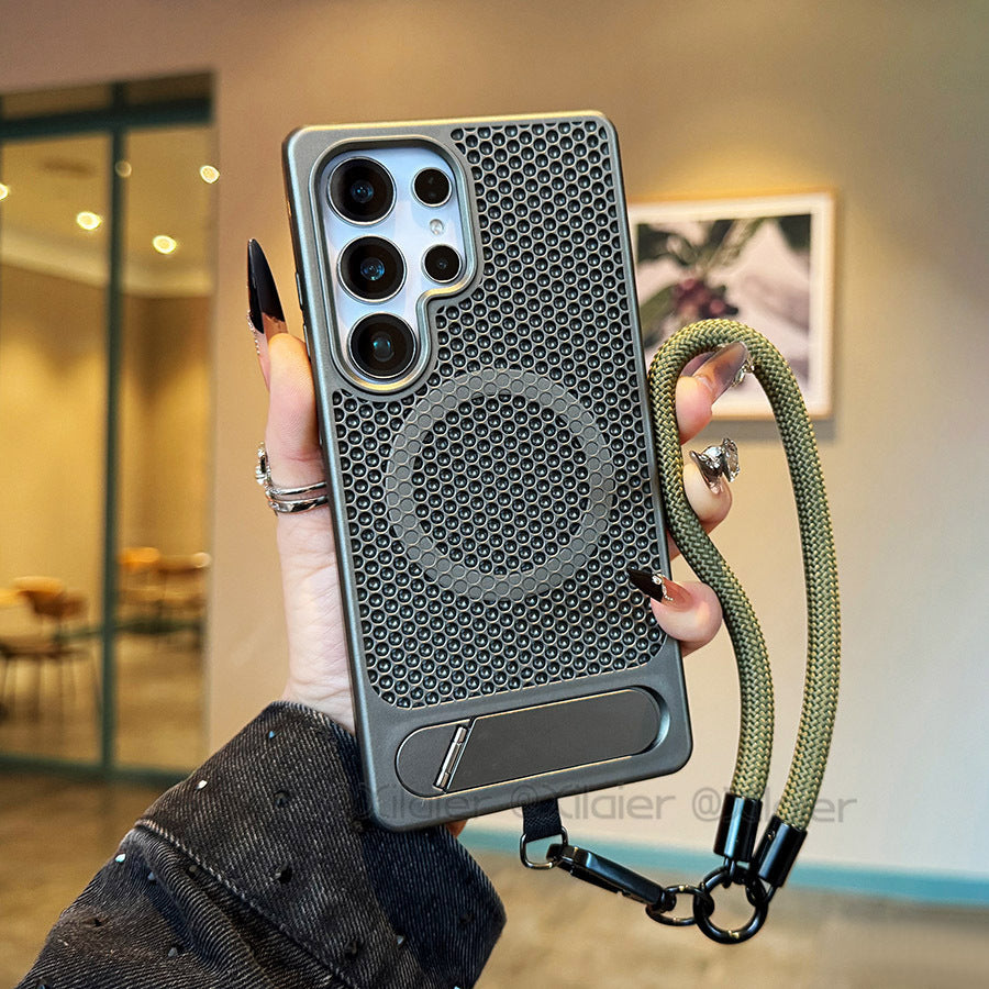 Magnetic Stand Case for Galaxy S25 Ultra / S25 Plus / S24
