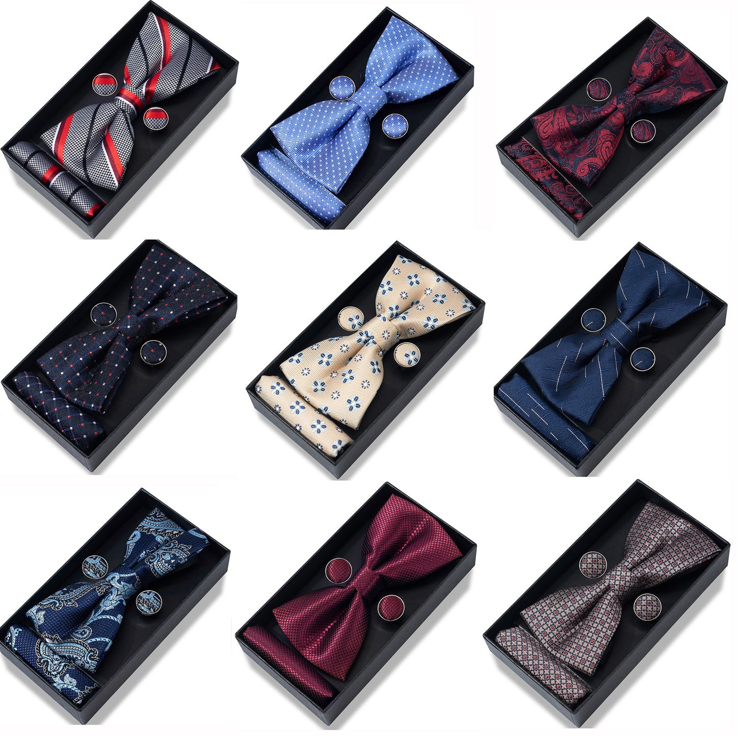 Striped Bow Tie Gift Set