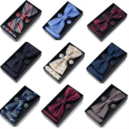 Striped Bow Tie Gift Set