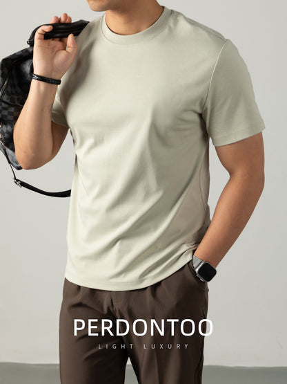 Premium 80S Mercerized Cotton Short-Sleeve T-Shirt