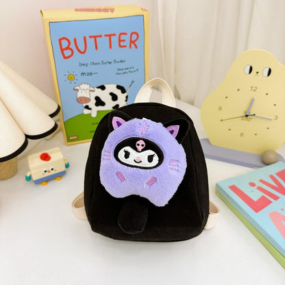 Kids Canvas Cartoon Kindergarten School Bag