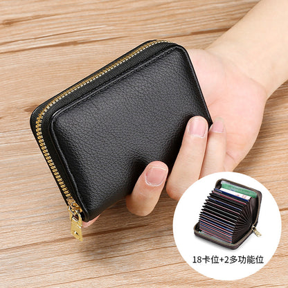 Anti-Degaussing Zipper Wallet f