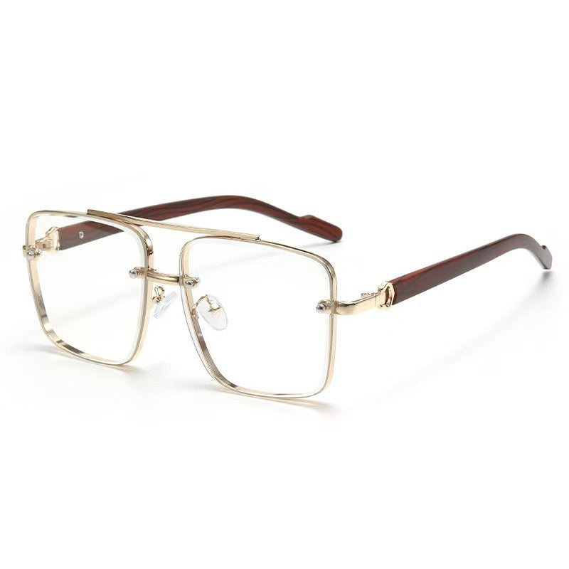 Metal Square Frame high-end  Sunglasses