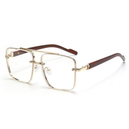 Metal Square Frame high-end  Sunglasses