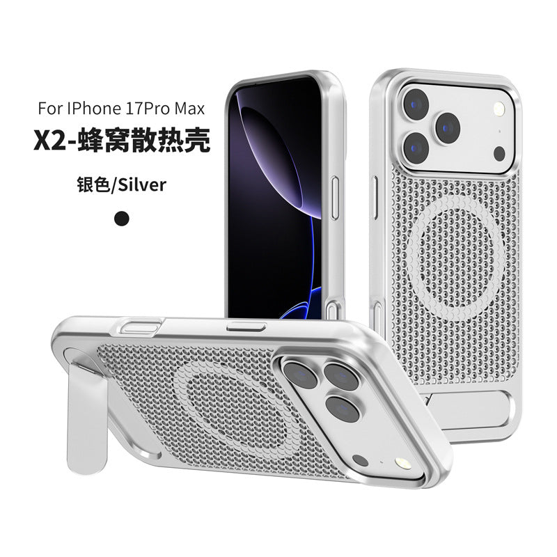 Bracket & Cooling Case for Apple 17 Pro / 16 Plus / Huawei P70