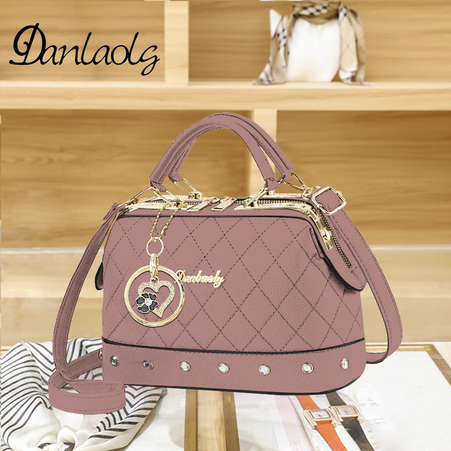 Chic European-Style Quilted Crossbody Bag