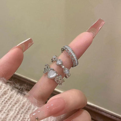 Cross-border New Opening Multi-joint Ring Set