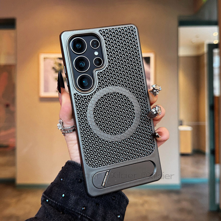 Magnetic Stand Case for Galaxy S25 Ultra / S25 Plus / S24