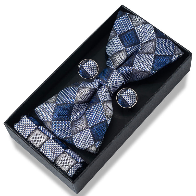 Striped Bow Tie Gift Set
