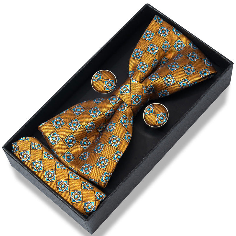 Striped Bow Tie Gift Set