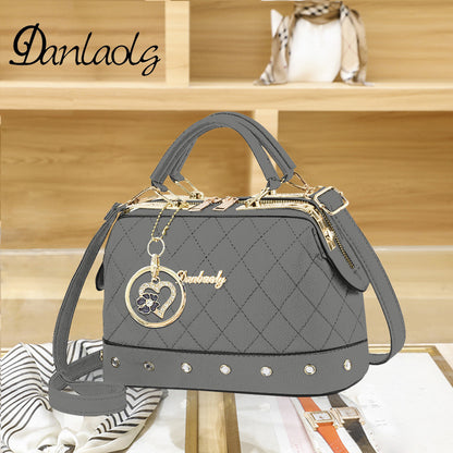 Chic European-Style Quilted Crossbody Bag