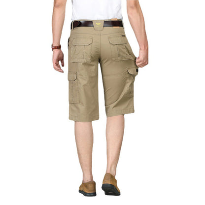 Summer Trail Urban Flex Multi-Pocket Cropped Cargo Shorts