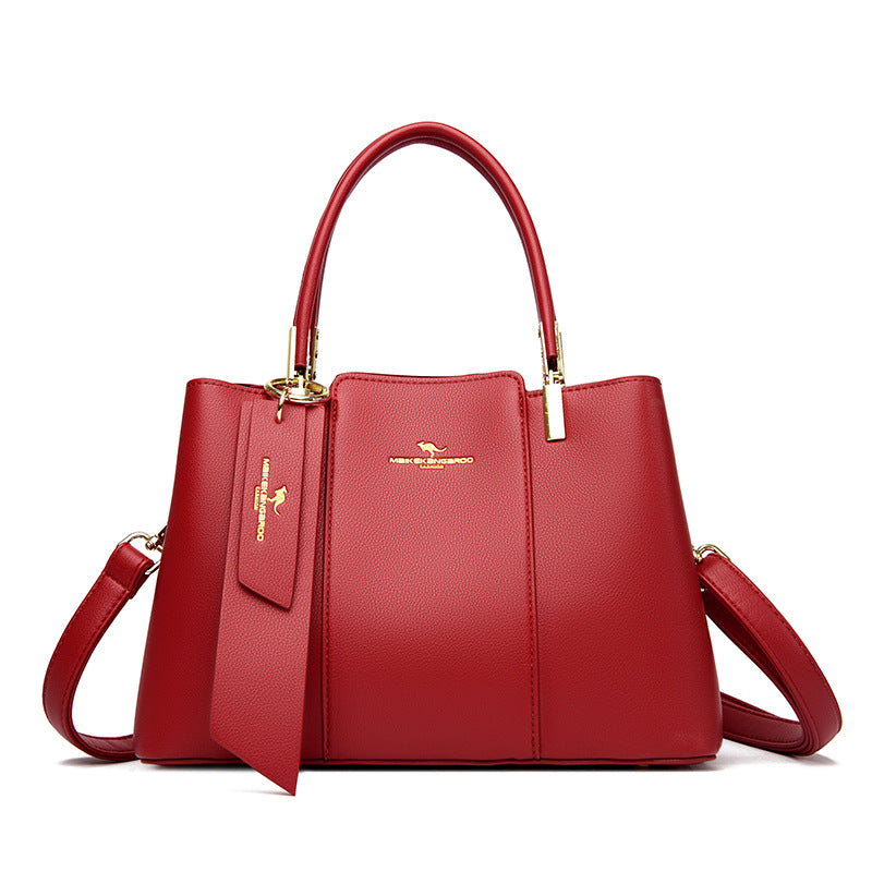 Womens Large-Capacity Fashion Shoulder & Crossbody Handbag