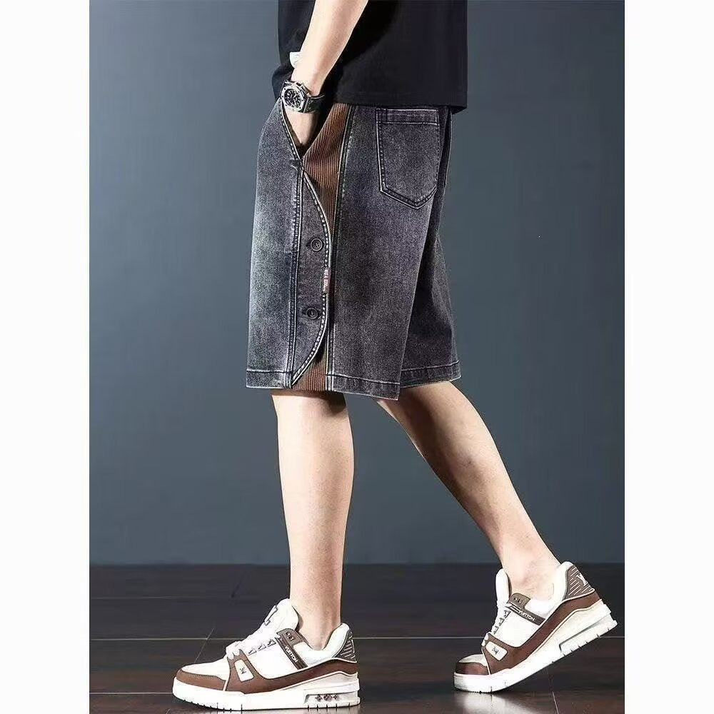 Relaxed Fit Denim Shorts