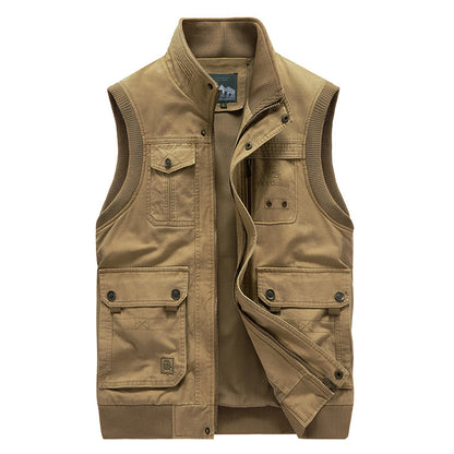 Gidink Men's Outdoor Multi-Pocket Vest.