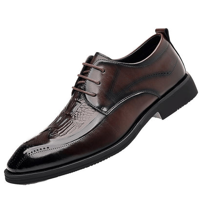 Regal Croc Elite Cowhide British Brogue Dress Shoes