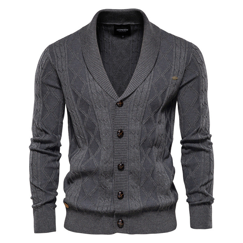 Heritage Flex V-Neck Knit Cardigan Jacket