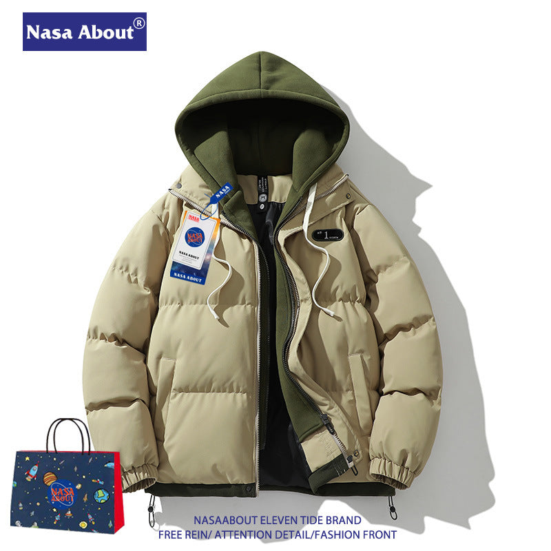AstroTherm NASA Winter Thickened Collar Puffer Jacket
