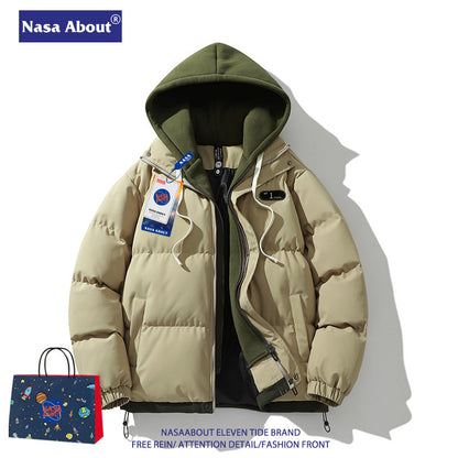 AstroTherm NASA Winter Thickened Collar Puffer Jacket