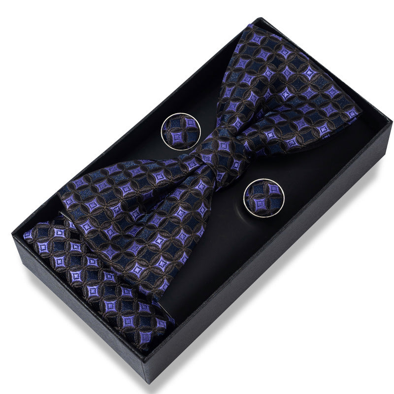 Striped Bow Tie Gift Set