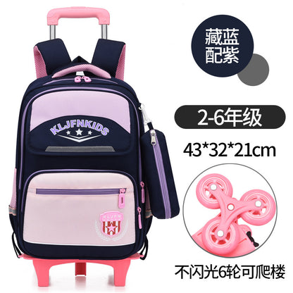 British-Style Primary School Trolley Bag
