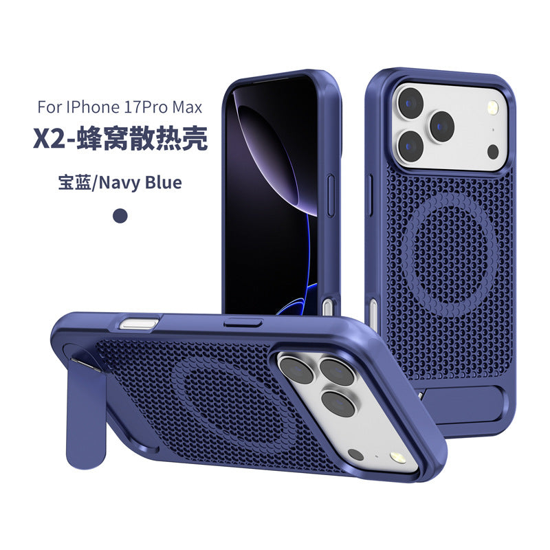 Bracket & Cooling Case for Apple 17 Pro / 16 Plus / Huawei P70
