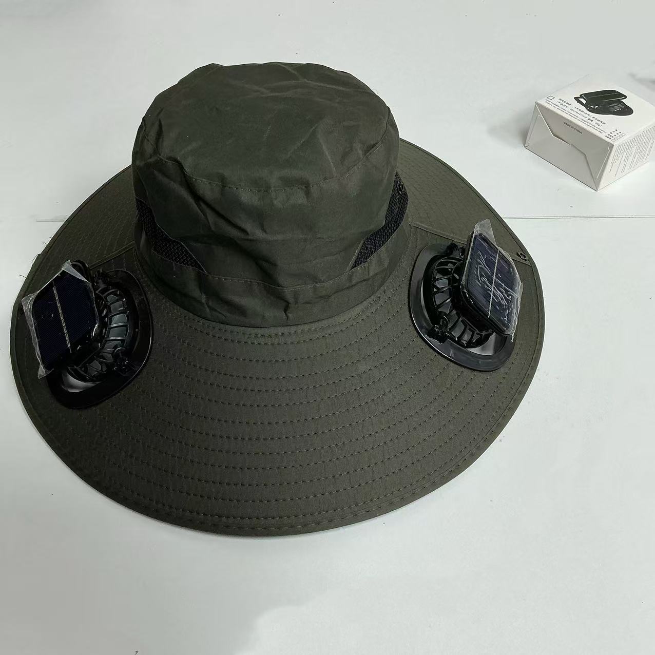 Solar Breeze Pro Solar USB Double Fan Cooling Hat