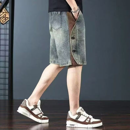 Relaxed Fit Denim Shorts