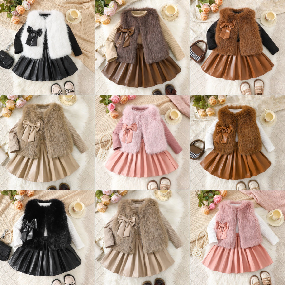 Luxe Charm 3-Piece Girls Set