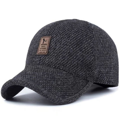 Autumn/Winter Men's Korean Baseball Cap: Large Brim, Casual, Trendy, and Versatile