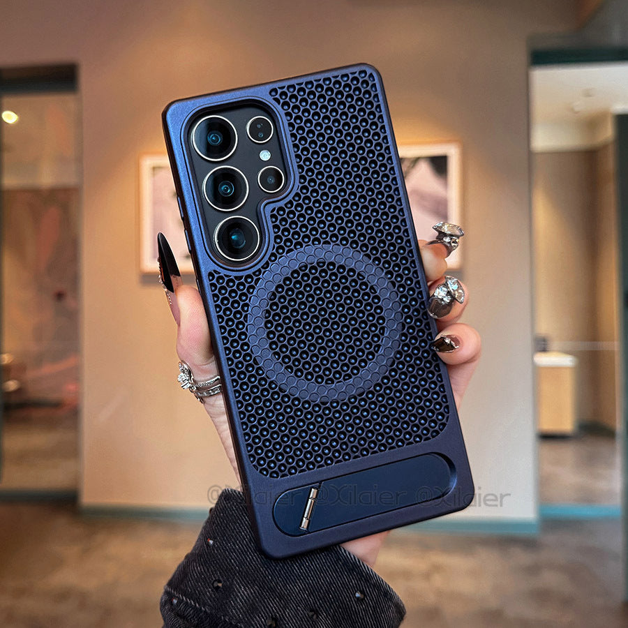 Magnetic Stand Case for Galaxy S25 Ultra / S25 Plus / S24