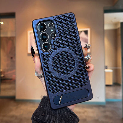 Magnetic Stand Case for Galaxy S25 Ultra / S25 Plus / S24