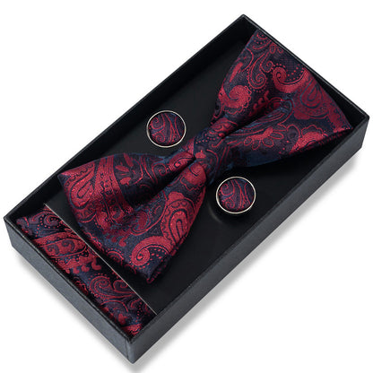 Striped Bow Tie Gift Set