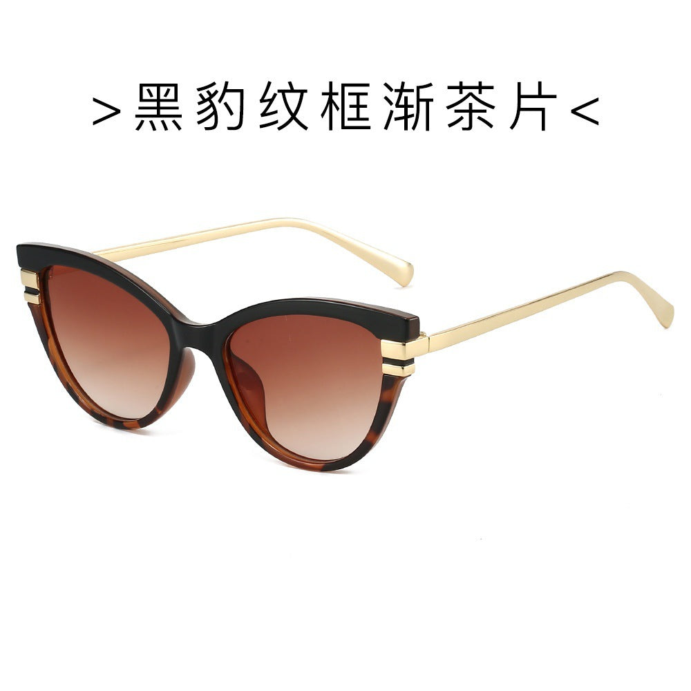 Trendy retro cat eye sunglasses